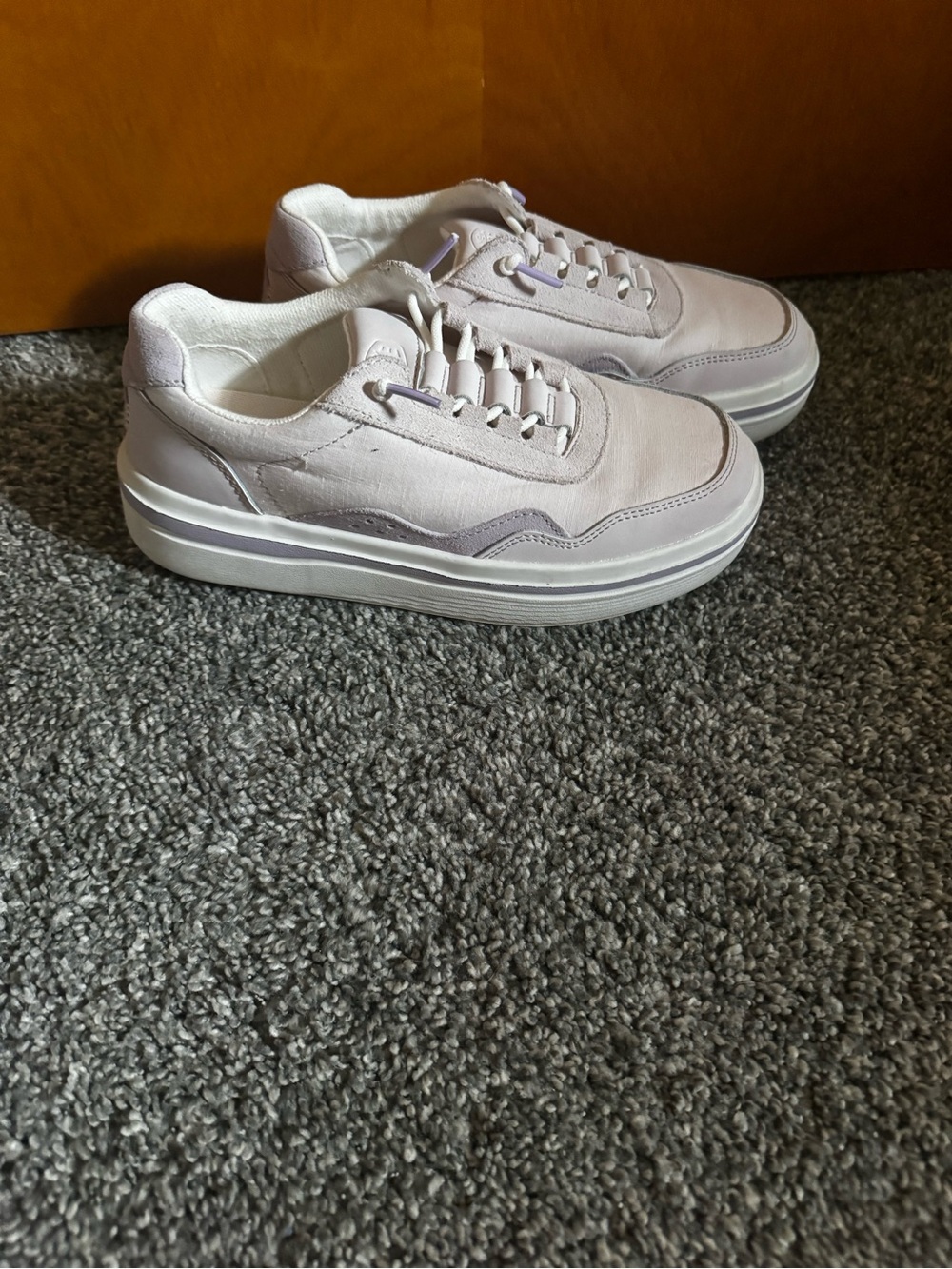 Hey Dude Women's Light Purple Canvas Sneakers